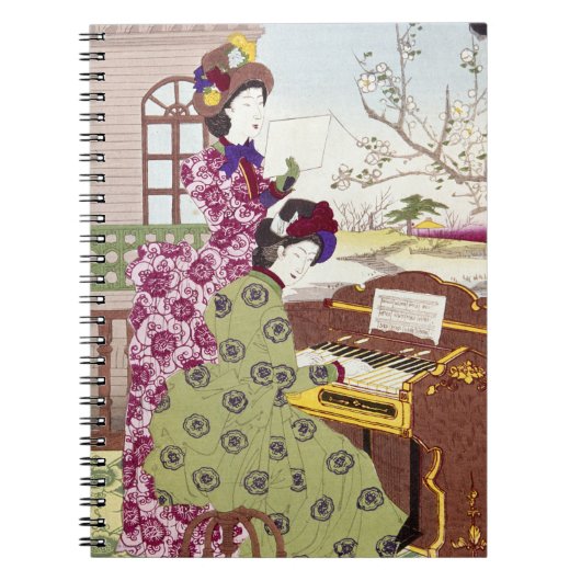 Carnet Deux dames japonaises, C1890 (Devant)