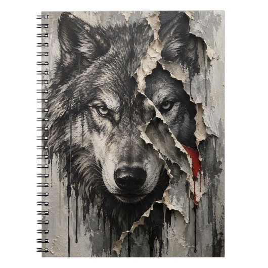 Carnet Deux Faces du Même Loup (Devant)