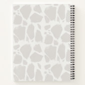 Carnet Deux Giraffes Motif beige (Dos)