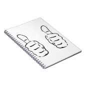 Carnet Deux Grands Pouces (Côté Droit)