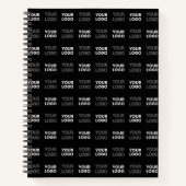 Carnet Deux logos ou images Motif répétitif (Devant)