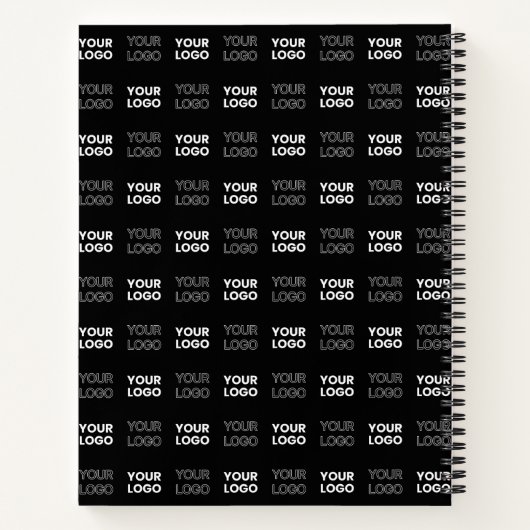 Carnet Deux logos ou images Motif répétitif (Dos)