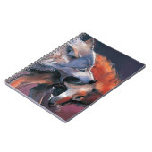 Carnet Deux loups (Côté gauche)