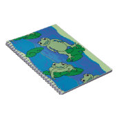 Carnet Deux Motifs de grenouilles (Côté Droit)