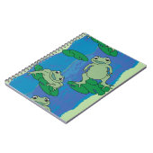 Carnet Deux Motifs de grenouilles (Côté gauche)