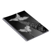 Carnet Deux palmiers infrarouges. (Côté Droit)