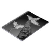 Carnet Deux palmiers infrarouges. (Côté gauche)