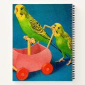 Carnet deux perroquets (Dos)