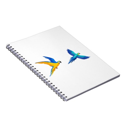 Carnet Deux perroquets volants (Côté Droit)