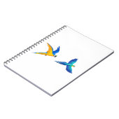 Carnet Deux perroquets volants (Côté gauche)