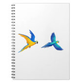 Carnet Deux perroquets volants (Devant)