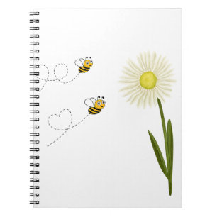 Carnet Deux petites abeilles mignonnes