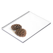 Carnet Deux pinecones (Côté gauche)