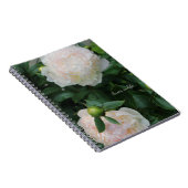 Carnet Deux pivoines blanches (Côté Droit)