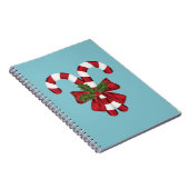 Carnet Deux Sucres de canne Festifs Rouge Et Blanc En Ble (Côté Droit)