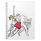 Carnet Deux Tangueros à Paris (Devant)