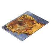 Carnet Deux tournesols coupés par Vincent van Gogh (Côté gauche)