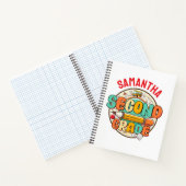 Carnet Deuxième année – Fournitures scolaires mignonnes p (Intérieur)