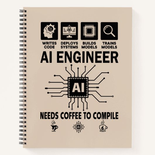 Carnet Développeur Programmeur Codeur Ingénieur en Intell (Devant)