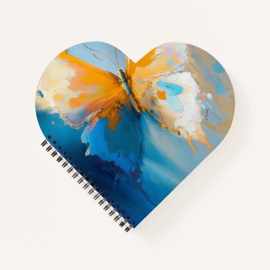 Carnet Devenir Lumière – Papillon Abstrait En Mouvement (Devant)