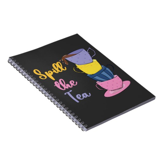 Carnet Déverser Le Thé - Boisson De Thé (Côté Droit)