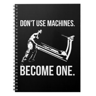 Carnet Deviennent une machine - bande dessinée, homme