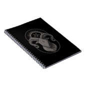 Carnet Devil Goat Pentagram Baphomet Satan Occult Satanic (Côté Droit)