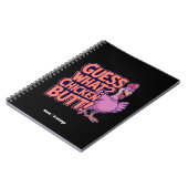 Carnet Devine quoi ? Un derrière de poulet ! Design amusa (Côté gauche)