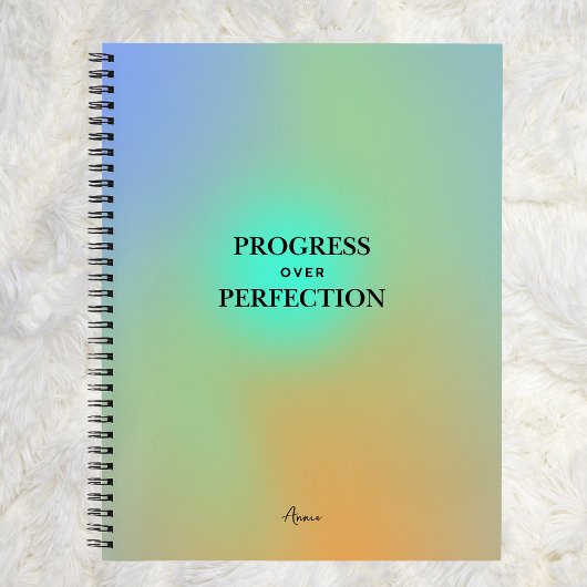 Carnet Devis Aura de dégradé de manifeste personnalisé