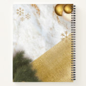 Carnet Devis de motivation personnalisée en marbre vert t (Dos)