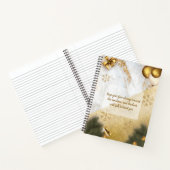 Carnet Devis de motivation personnalisée en marbre vert t (Intérieur)