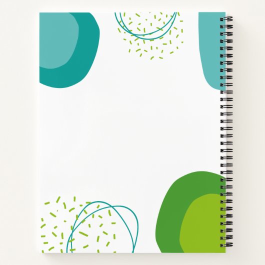 Carnet Devis d'inspiration géométrique moderne Abstrait (Dos)