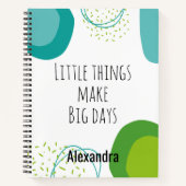 Carnet Devis d'inspiration géométrique moderne Abstrait (Devant)