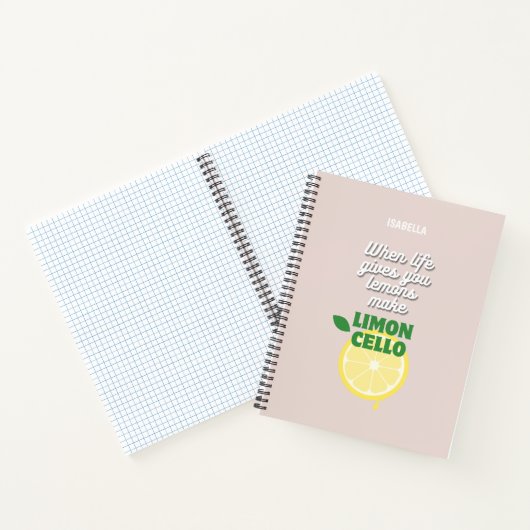 Carnet Devis Limoncello tendance (Intérieur)