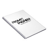 Carnet Devis minimaliste de l'ingénieur d'invite (Côté Droit)