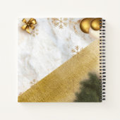 Carnet Devis Motivationnel Personnalisé tendance vert Mar (Dos)