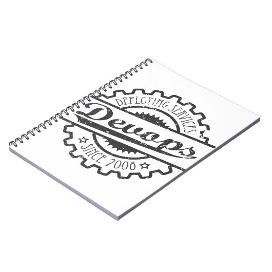 Carnet Devops vintage (Côté gauche)