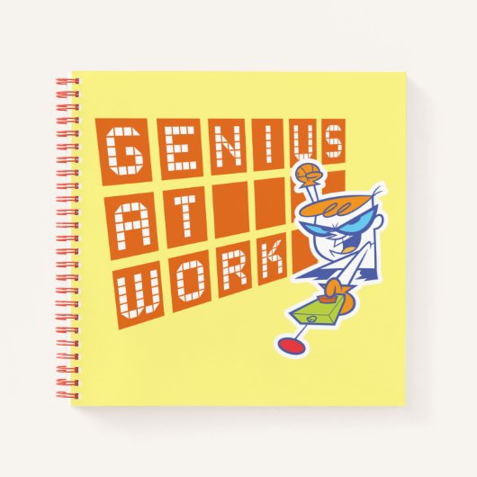 Carnet Dexter "Genius At Work" (Devant)