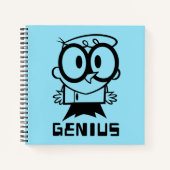 Carnet Dexter "Genius" - Graphique en bref (Devant)