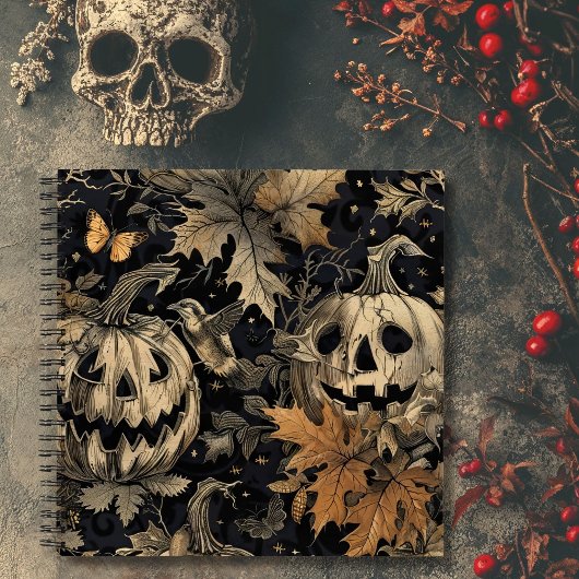 Carnet d'Halloween Enchantement d'automne