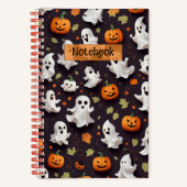 Carnet d'Halloween mignon pour le journalisme amus (Recto)