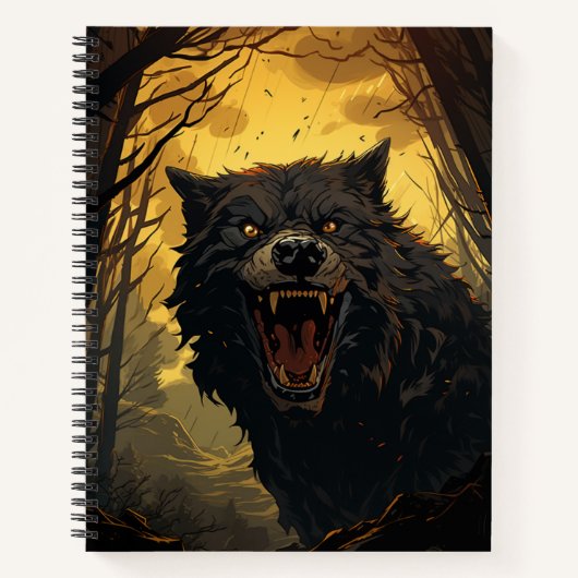 Carnet d'Halloween Werewolf (Devant)
