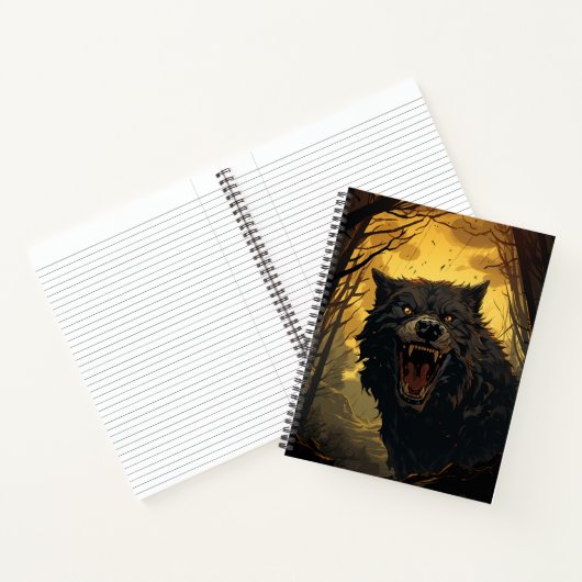 Carnet d'Halloween Werewolf (Intérieur)