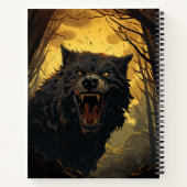 Carnet d'Halloween Werewolf (Dos)