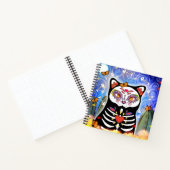 Carnet Dia De Los Muertos Chat Noir (Intérieur)