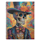 Carnet Dia de los Muertos Dapper Skeleton (Devant)