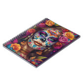 Carnet Dia de los Muertos Sugar Skull Beauté (Côté gauche)