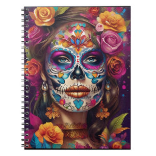Carnet Dia de los Muertos Sugar Skull Beauté