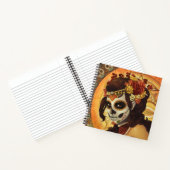 Carnet Dia De Los Muertos Throw Pillow (Intérieur)