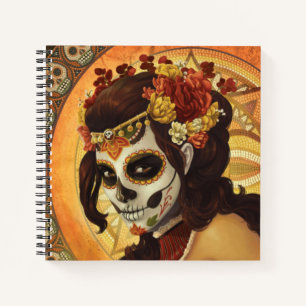Carnet Dia De Los Muertos Throw Pillow